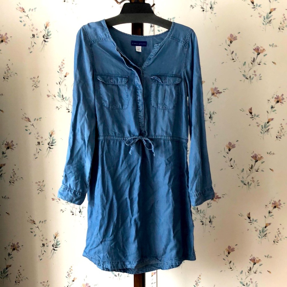 Long Sleeve Denim Dress